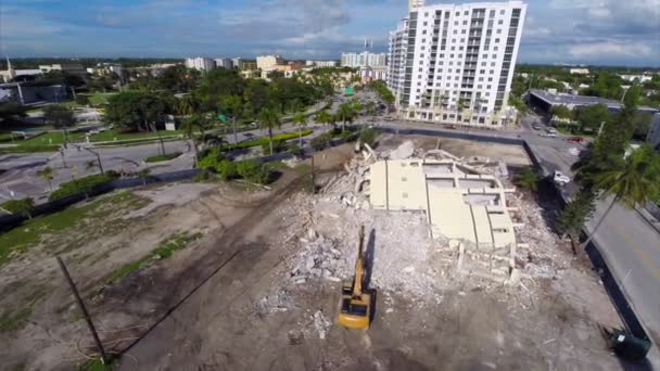 Demolition of the building in Miami - Footage, Video