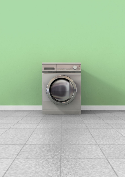 machine à laver vide unique - Φωτογραφία, εικόνα