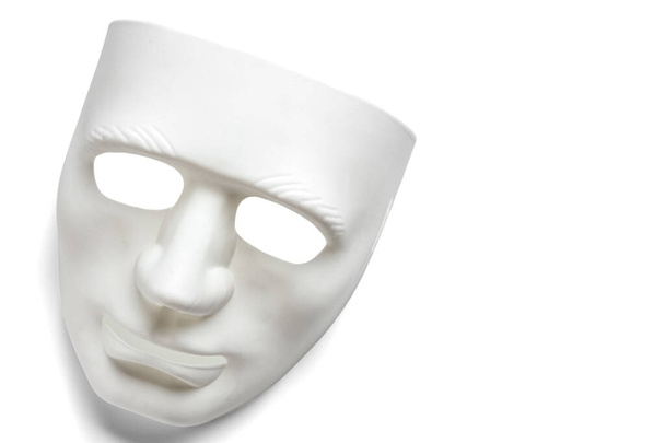 Guy Fawkes masque sur fond blanc - Photo, image