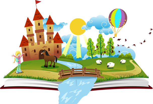 Book of Fairy Tales - Vector, Image
