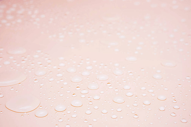 Water droplets abstract textured background, selective focus, close up. - Foto, Bild