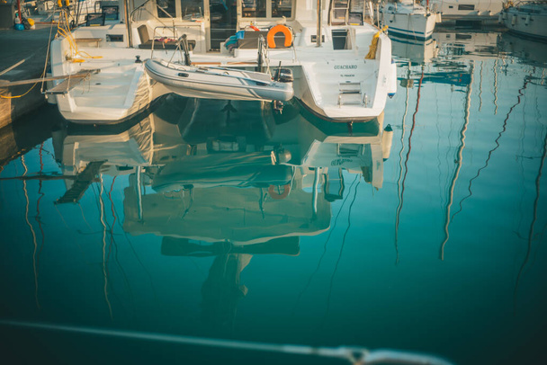Travel around Greece yachts in Ionic Sea - Fotografie, Obrázek