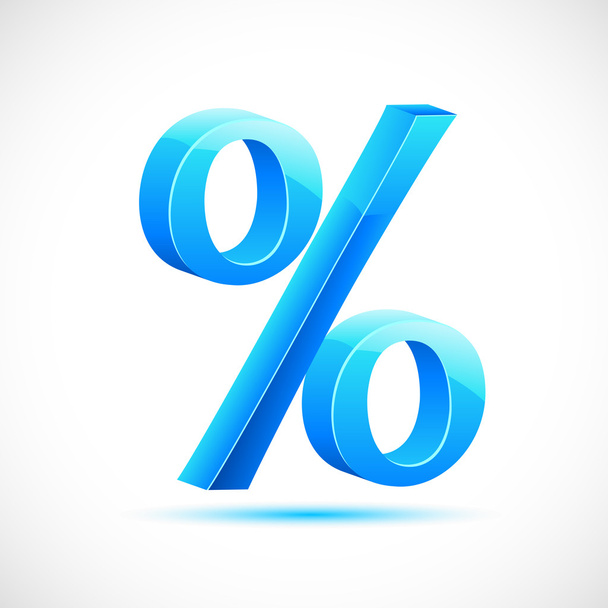 percentage teken - Vector, afbeelding