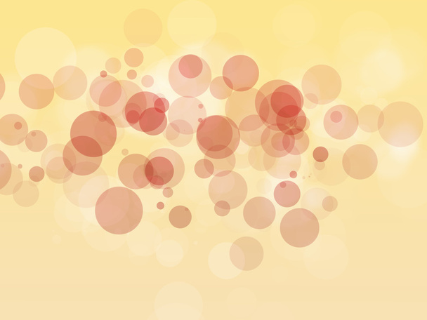 Red bokeh on a peach background - Photo, Image