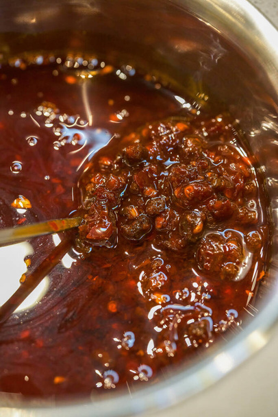Chinese traditional seasoning, Youpo Chili Pepper Oil - Photo, Image