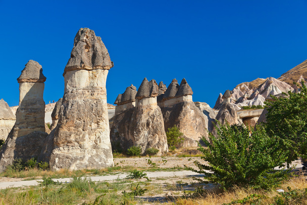 Rock formations in Cappadocia Turkey - Zdjęcie, obraz