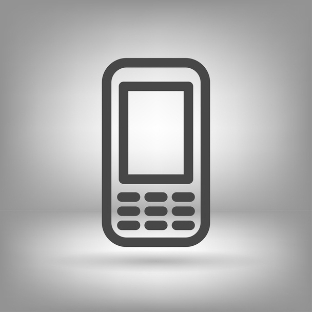 Mobile phone icon - Vecteur, image