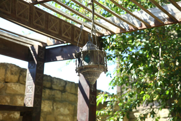 Lampa Orientale Photos . Lampe Antique cuivre . Marocké lampy . - Fotografie, Obrázek
