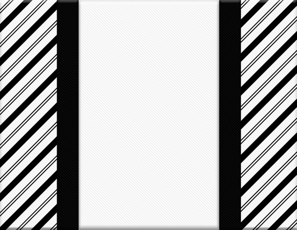 fekete-fehér csíkos keret, háttér szalag - Fotó, kép