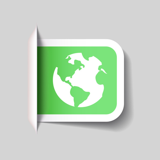Globe icon - Vetor, Imagem
