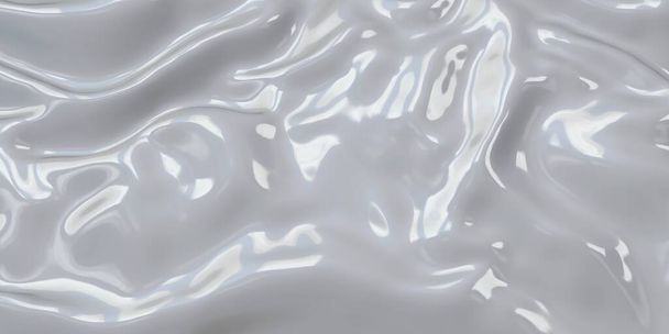 белый пластик морщины Силиконовый лист морщины задние зарубки резинового листа 3D иллюстрации - Фото, изображение