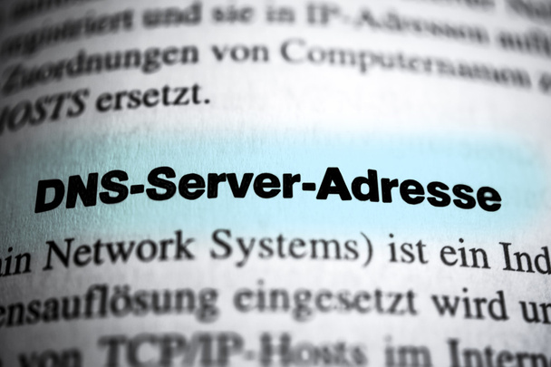 Dirección del servidor DNS
 - Foto, imagen