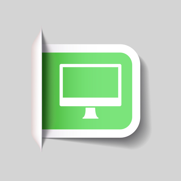 Computer icon - Vettoriali, immagini