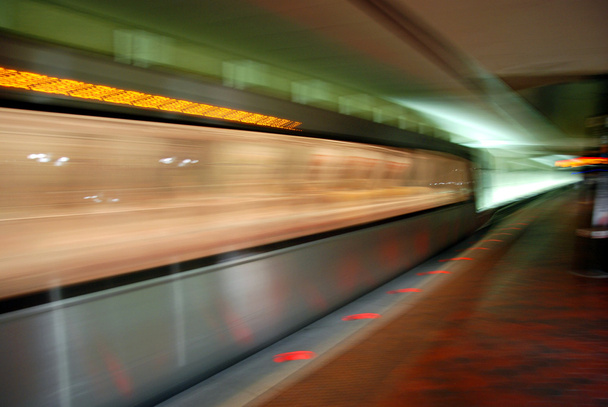 homályos metró egység, mozgás - Fotó, kép