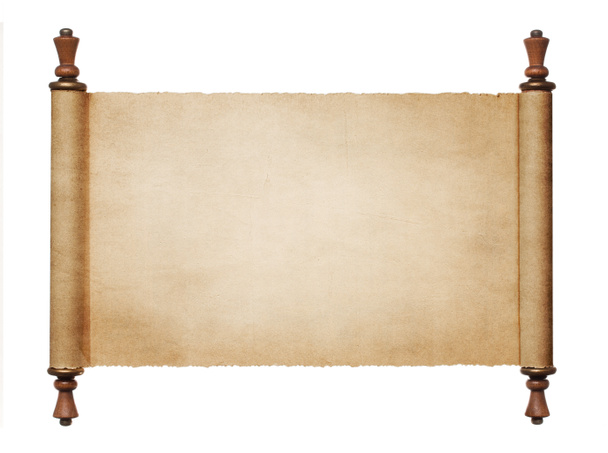 blanco papier scroll - Foto, afbeelding