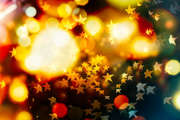 Navidad lights.Season saludo background.New año Fondo de lujo image.Blurred fondo abstracto de vacaciones. - Foto, Imagen