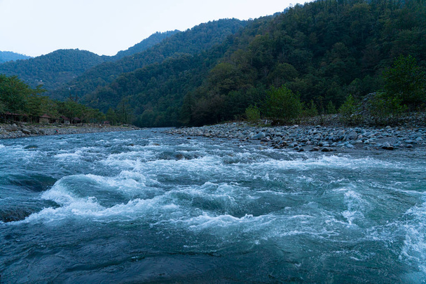 vuoristojoki, luonto, pitkäaikainen valokuvaus - Valokuva, kuva