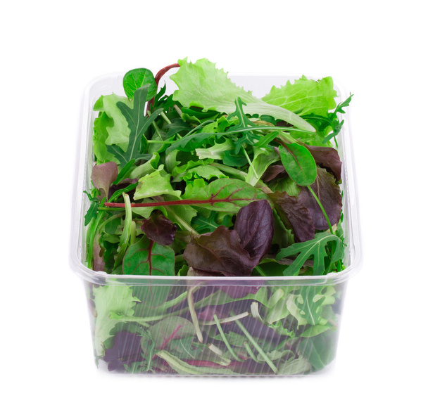 Salad mix in a box - Φωτογραφία, εικόνα