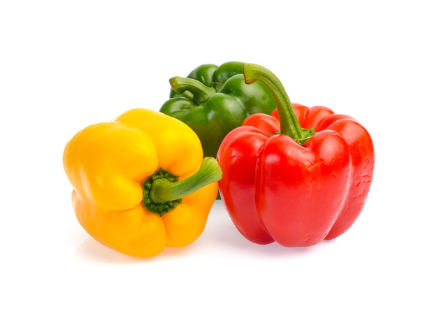 Fresh sweet pepper isolated on white background - Foto, Imagen