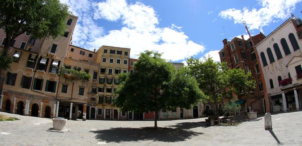 Площа єврейське гетто у Венеції в Італії - Фото, зображення