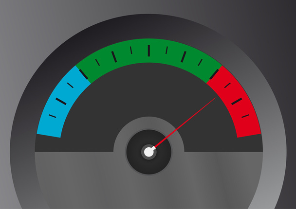 illustration of speedometer - Vector, Image