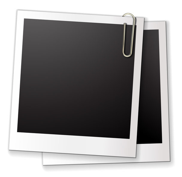 Пустые рамки для фотографий
 - Вектор,изображение