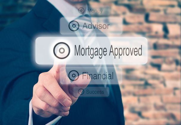 Conceito de Aprovação de Empréstimo hipotecário
 - Foto, Imagem