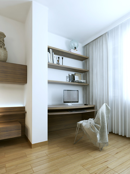 Schlafzimmer modern eingerichtet - Foto, Bild