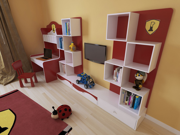 Παιδικό δωμάτιο σε μοντέρνο στιλ - Φωτογραφία, εικόνα