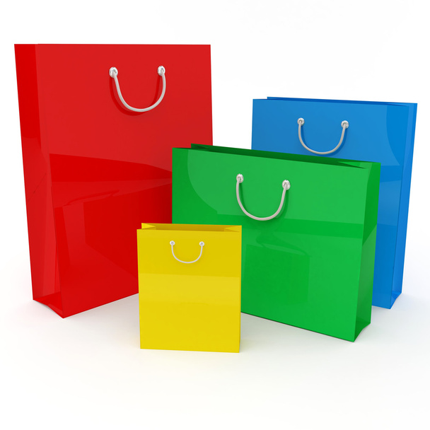 Four colored bags - Foto, immagini