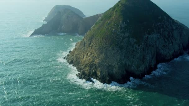 Aerial View Rocky Coastal Islands nr Hong Kong - Footage, Video