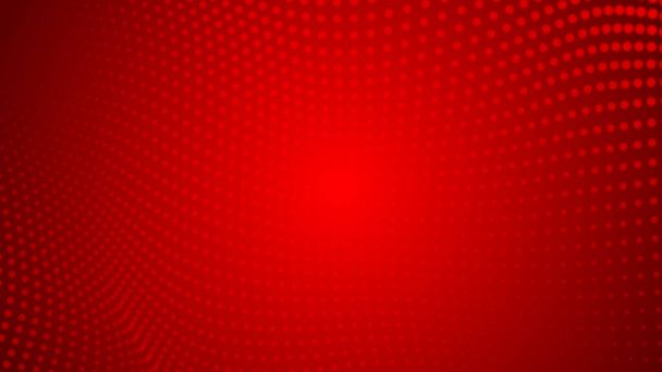 Dot écran vague rouge dégradé texture fond. Technologie abstraite big data fond numérique. Rendu 3d. - Photo, image