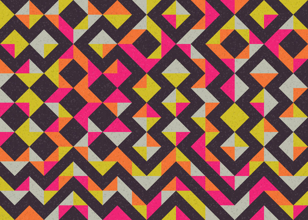 Abstract geometric pattern, generative computational art  - Vektor, kép