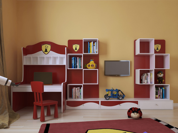 Kinderzimmer im modernen Stil - Foto, Bild