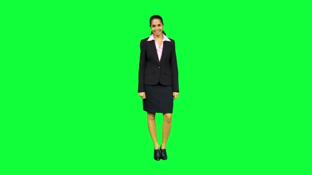 Mulher de negócios caucasiana inteligente
 - Filmagem, Vídeo