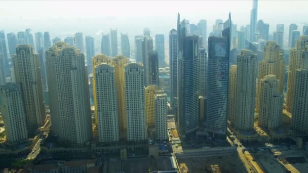 Letecký pohled na pláž jumeirah, Dubaj - Záběry, video