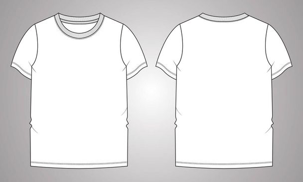 t-shirt πρότυπο για το σχεδιασμό σας. εικονογράφηση διανύσματος - Διάνυσμα, εικόνα
