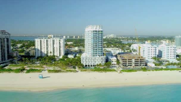 Vista aérea Miami Beach Resort hoteles
 - Metraje, vídeo