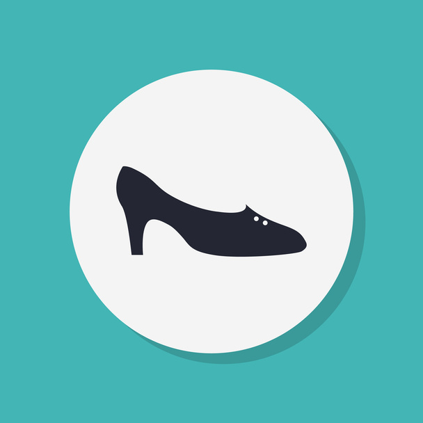 Shoe flat icon - Фото, изображение