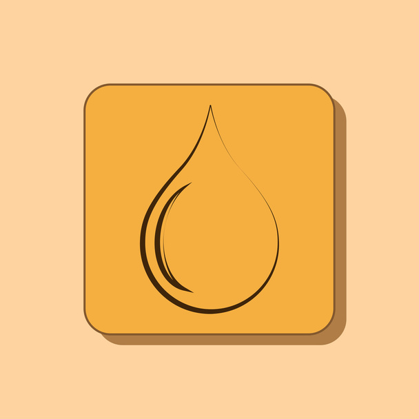 Drop icon design - Foto, Imagem