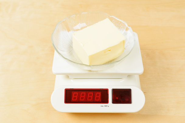 Manteiga em escala
 - Foto, Imagem
