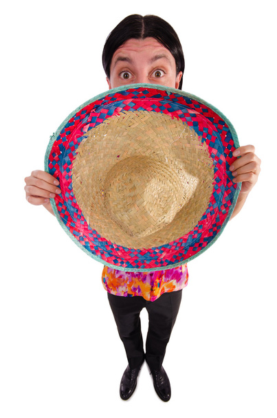 Drôle mexicain avec chapeau sombrero - Photo, image