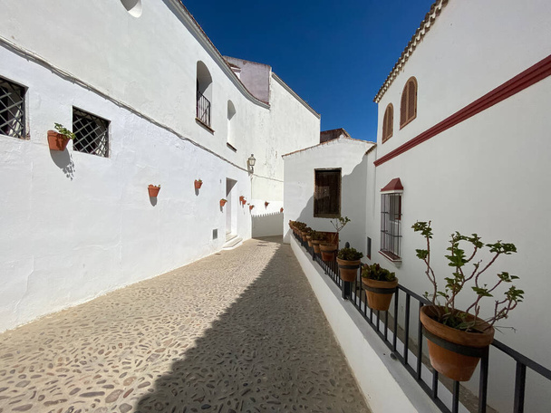 Ruas da aldeia branca Arcos de la Frontera, Espanha - Foto, Imagem