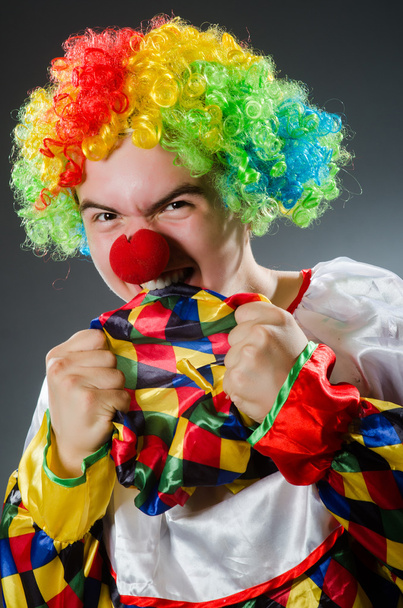 Lustiger Clown im Humorkonzept - Foto, Bild