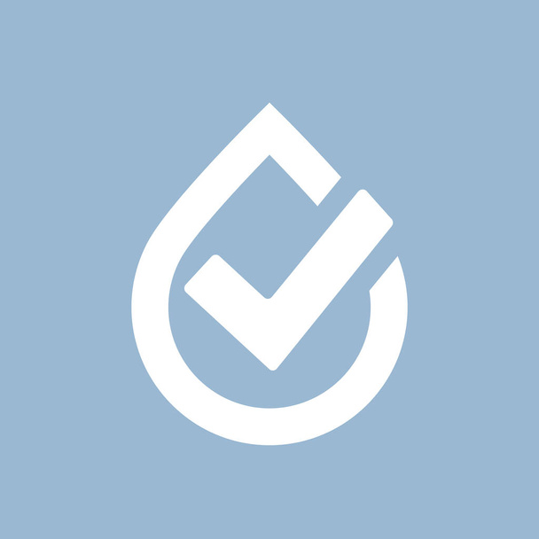 Water quality vector symbol - Vector, imagen