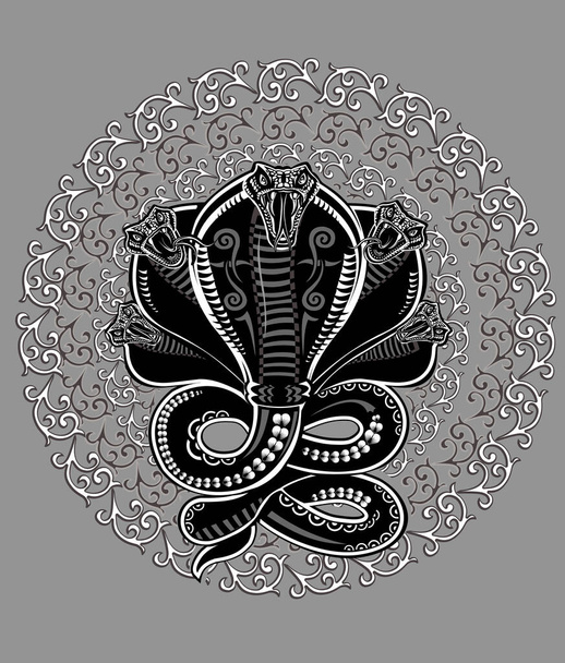 illustrazione di Snake Tattoo Cobra - Vettoriali, immagini