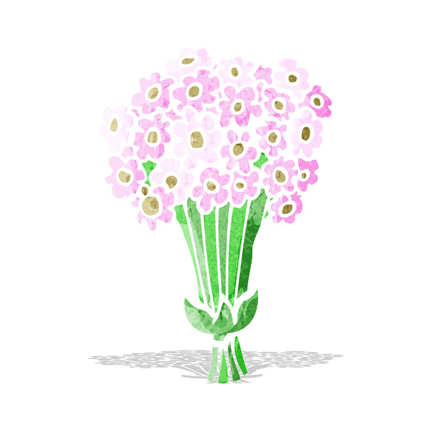 cartoon flowers - Vector, imagen