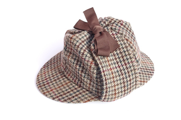 Британський deerhunter або Шерлок Холмс шапочка - Фото, зображення