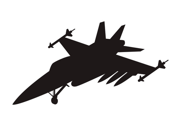 war airplane flying - Vector, Image