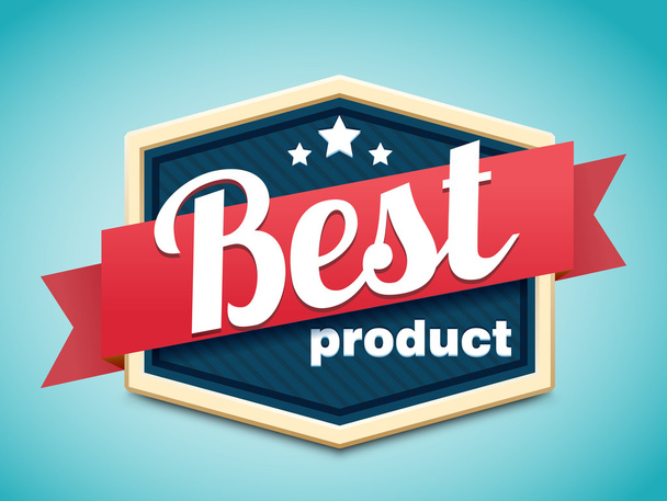 Best product badge - Vektor, kép